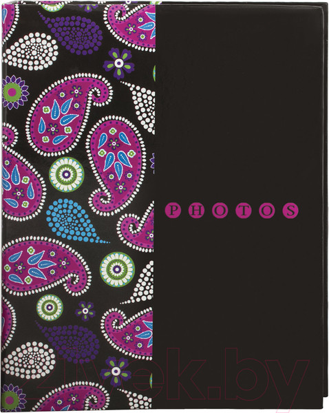 Изображение товара Фотоальбом Brauberg Пейсли / 390668 (черный/розовый)