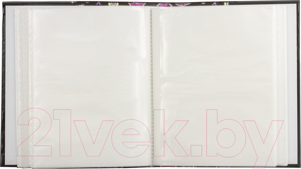 Изображение товара Фотоальбом Brauberg Пейсли / 390668 (черный/розовый)