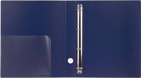 Изображение товара Папка-регистратор Brauberg Диагональ / 221350 (темно-синий)