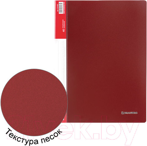 Изображение товара Папка для бумаг Brauberg 221602 (красный)