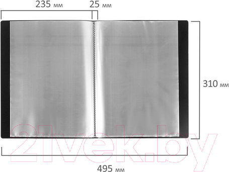 Изображение товара Папка для бумаг Brauberg 221604 (черный)