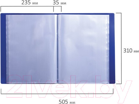 Изображение товара Папка для бумаг Brauberg 221609 (синий)