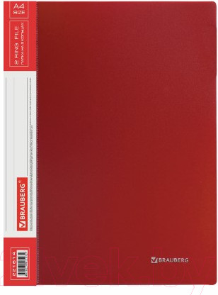 Изображение товара Папка для бумаг Brauberg Стандарт 221614 (красный)