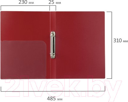 Изображение товара Папка для бумаг Brauberg Стандарт 221614 (красный)