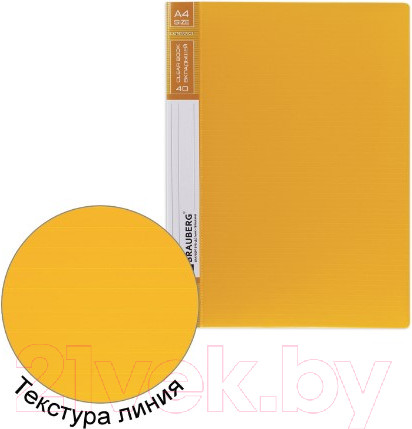 Изображение товара Папка для бумаг Brauberg Contract 221780 (желтый)