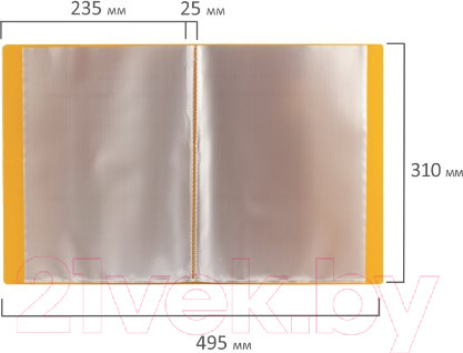 Изображение товара Папка для бумаг Brauberg Contract 221780 (желтый)