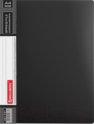 Изображение товара Папка для бумаг Brauberg Contract / 221781 (черный)