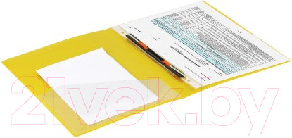 Изображение товара Папка для бумаг Brauberg Contract / 221785 (желтый)