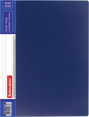 Изображение товара Папка для бумаг Brauberg Contract / 221787 (синий)