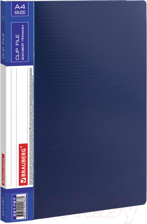 Изображение товара Папка для бумаг Brauberg Contract / 221787 (синий)