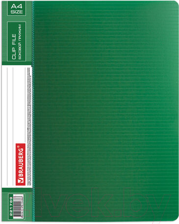 Изображение товара Папка для бумаг Brauberg Contract / 221789 (зеленый)