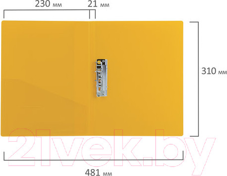 Изображение товара Папка для бумаг Brauberg Contract / 221790 (желтый)