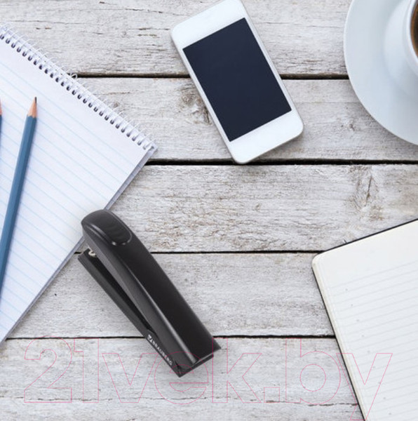 Изображение товара Степлер Brauberg ST-100 / 224345 (черный)