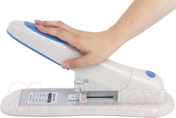 Изображение товара Степлер Brauberg Heavy Duty PRO / 227661 (серый/синий)