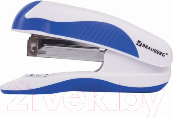 Изображение товара Степлер Brauberg Jet Pro / 228584 (белый/синий)