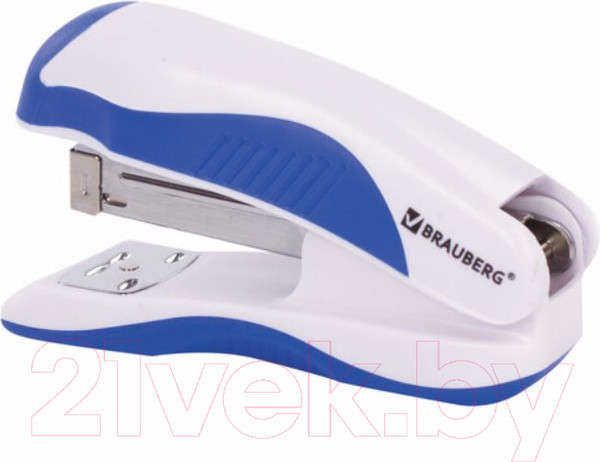 Изображение товара Степлер Brauberg Jet Pro / 228584 (белый/синий)