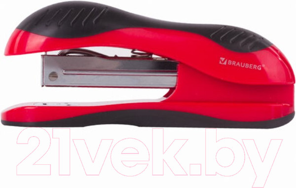 Изображение товара Степлер Brauberg Jet / 229688 (красный/черный)