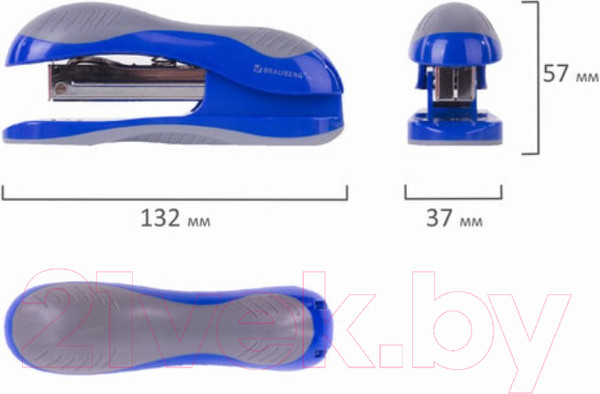 Изображение товара Степлер Brauberg Jet / 229689 (синий/серый)