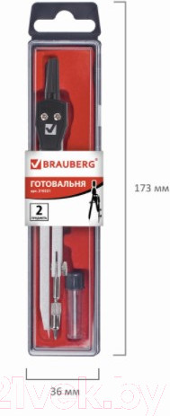 Изображение товара Готовальня Brauberg Architect / 210321