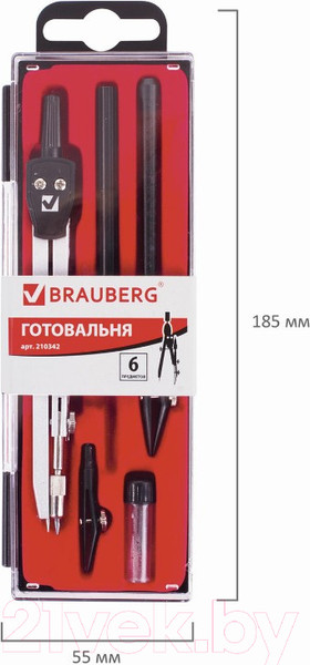 Изображение товара Готовальня Brauberg Architect / 210342