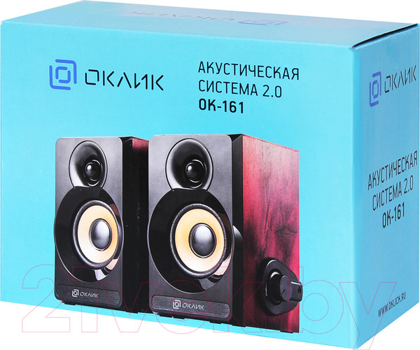 Изображение товара Мультимедиа акустика Оклик OK-161 (темное дерево)