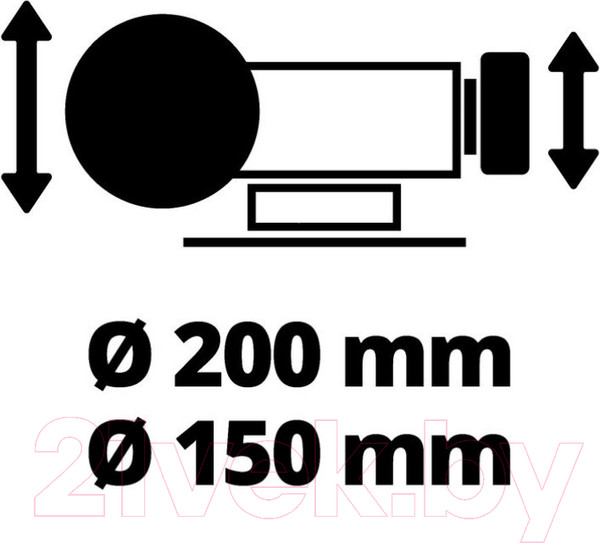 Изображение товара Точильный станок Einhell TC-WD 200/150 (4417242)