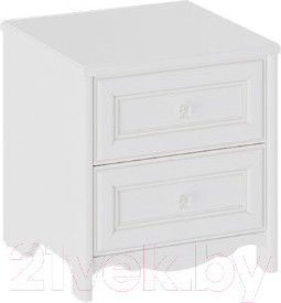 Изображение товара Прикроватная тумба ТриЯ Франческа ТД 312.03.01 с 2 ящиками (дуб седан)