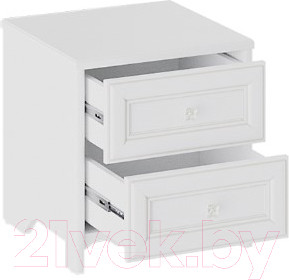 Изображение товара Прикроватная тумба ТриЯ Франческа ТД 312.03.01 с 2 ящиками (дуб седан)