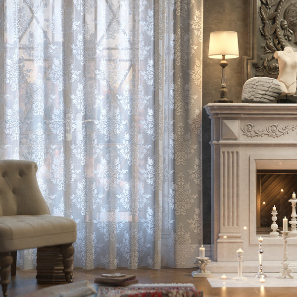 Изображение товара Гардина Лента Т682МГ (290x300, белый)