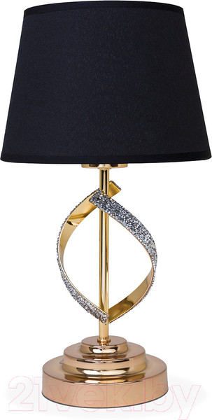 Изображение товара Прикроватная лампа Лючия Стразы 323 (золото/бирюзовый/черный)