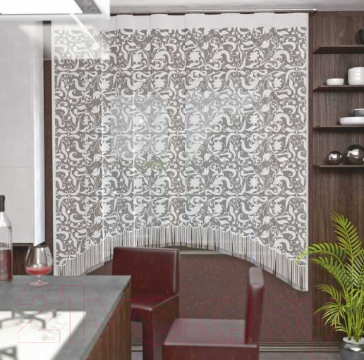 Изображение товара Гардина Лента Т89 (190x215, белый)