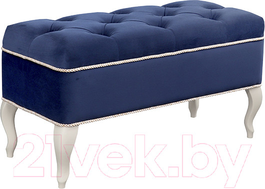 Изображение товара Банкетка Мебельград №15 (мора синий/ясень жемчужный)