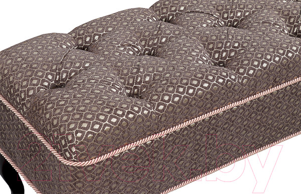 Изображение товара Банкетка Мебельград №15 (паола коричневый ромб/орех светлый)