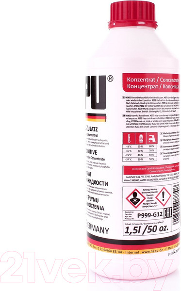 Изображение товара Антифриз Hepu G12 / P999-G12 (1.5л)