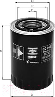Изображение товара Масляный фильтр Knecht/Mahle OC248