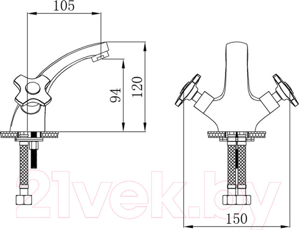 Изображение товара Смеситель РМС SL115-161