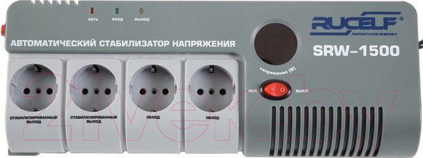 Изображение товара Стабилизатор напряжения Rucelf SRW-1500-D
