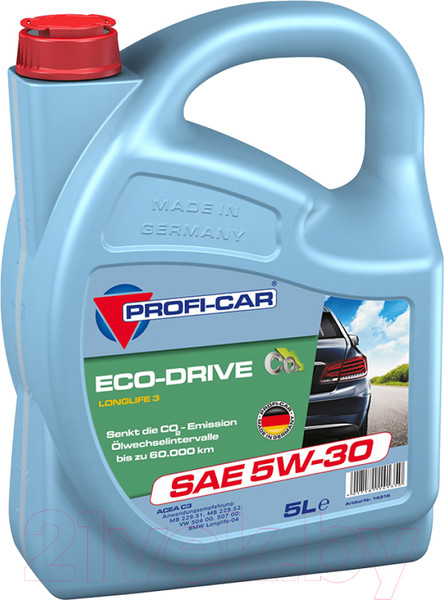 Изображение товара Моторное масло Profi-Car Eco-Drive LongLife III 5W30 (5л)