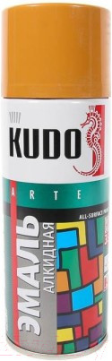 Изображение товара Эмаль Kudo Универсальная / KU-1022 (520мл, охра)