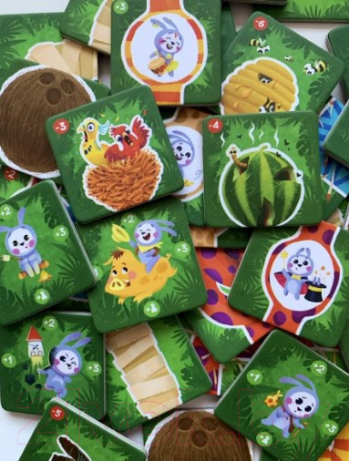 Изображение товара Дополнение к настольной игре WellDone Четыре Хвоста. Дополнение 1. Улетные кокосы и шляпы / FB002