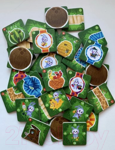 Изображение товара Дополнение к настольной игре WellDone Четыре Хвоста. Дополнение 1. Улетные кокосы и шляпы / FB002