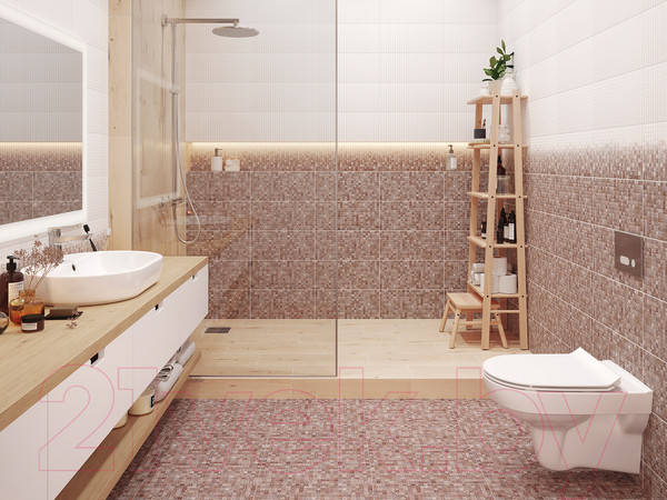 Изображение товара Плитка Cersanit Hammam HA4R112D (420x420, коричневый)