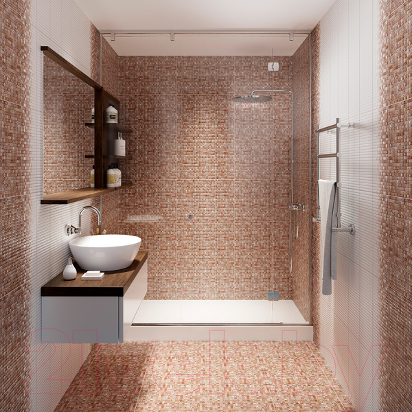 Изображение товара Плитка Cersanit Hammam HA4R112D (420x420, коричневый)