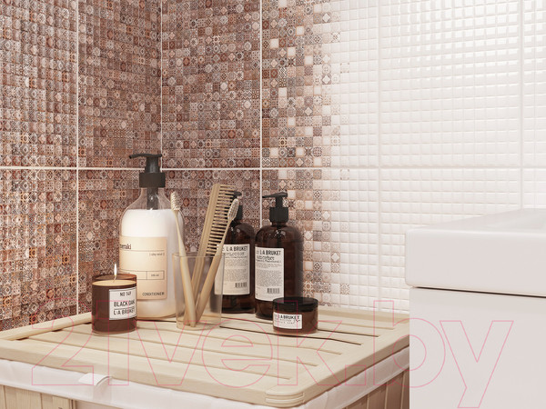Изображение товара Плитка Cersanit Hammam HA4R112D (420x420, коричневый)