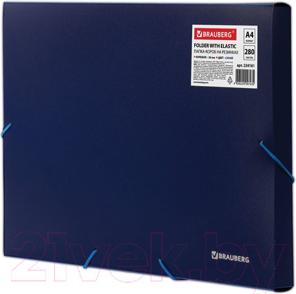Изображение товара Папка для бумаг Brauberg 224161 (синий)