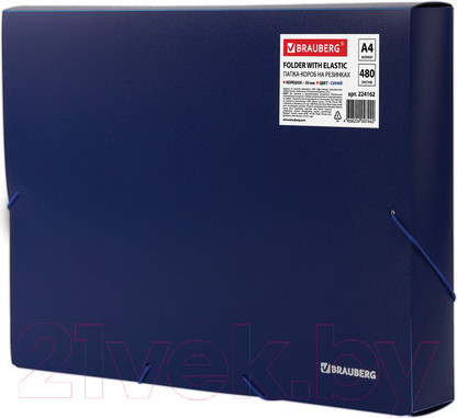 Изображение товара Папка для бумаг Brauberg 224162 (синий)