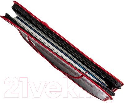 Изображение товара Папка для бумаг Brauberg Contract / 225164 (черно-красный)