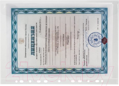 Изображение товара Папка для бумаг Brauberg 227312