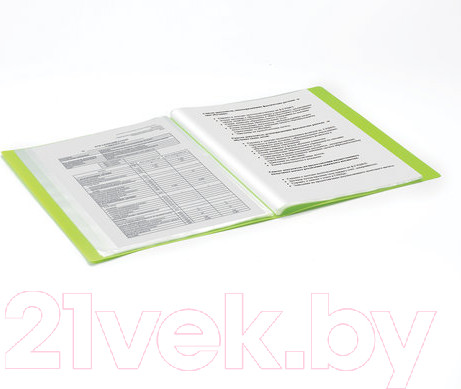 Изображение товара Папка для бумаг Brauberg Neon / 227448 (зеленый)