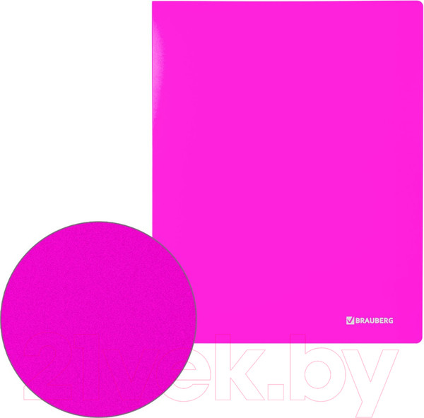 Изображение товара Папка для бумаг Brauberg Neon / 227454 (розовый)